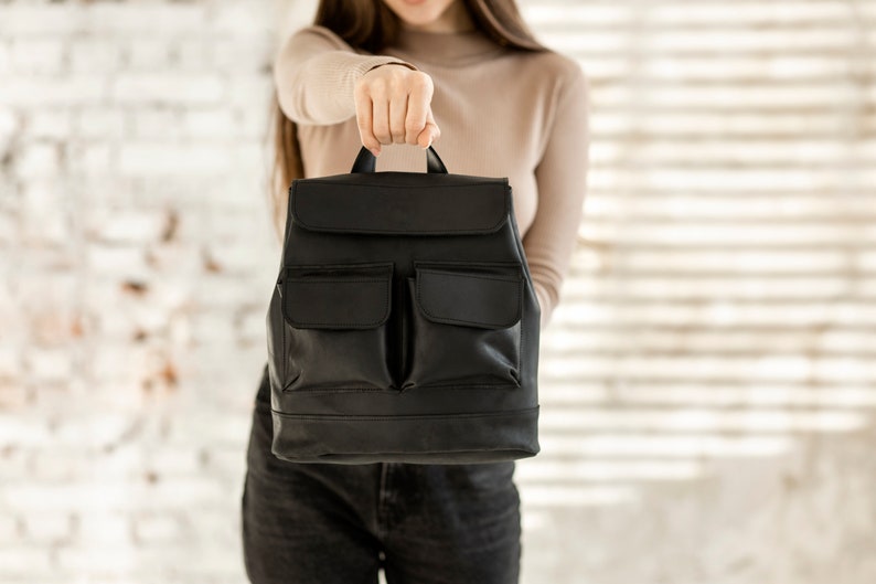 Woman's Rocksack Engraved Leather Backpack Purse | Personalized Women's Bag | Custom ...