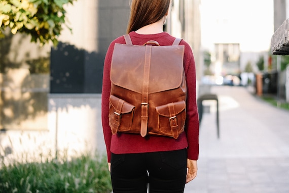 Vegan Leather Backpack Purse with Pockets, Travel Daypack Amazon.com: Leathario Women Backpack Purse Anti-Theft Vegan  main image 4