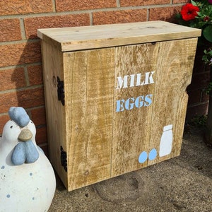 Doorstep deliveries cupboard/box. Keep your milk and food deliveries safe from wildlife break-ins! Honesty box. Doorstep milk box/holder.