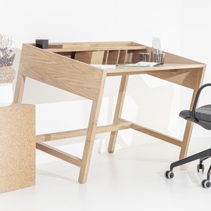 TORTA wooden office desk Design office desk Oak image 1