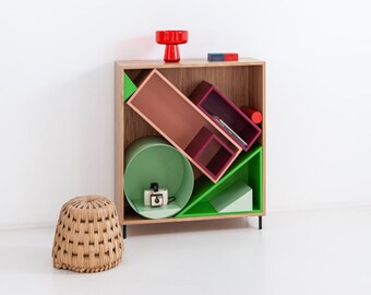 SANDBOX wooden cabinet | Multicolor cabinet