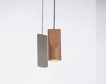 SLICE cork pendant lamp | Minimalist lightning | Ceiling lamp