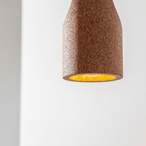 SLICE cork pendant lamp Minimalist lightning Ceiling lamp image 2