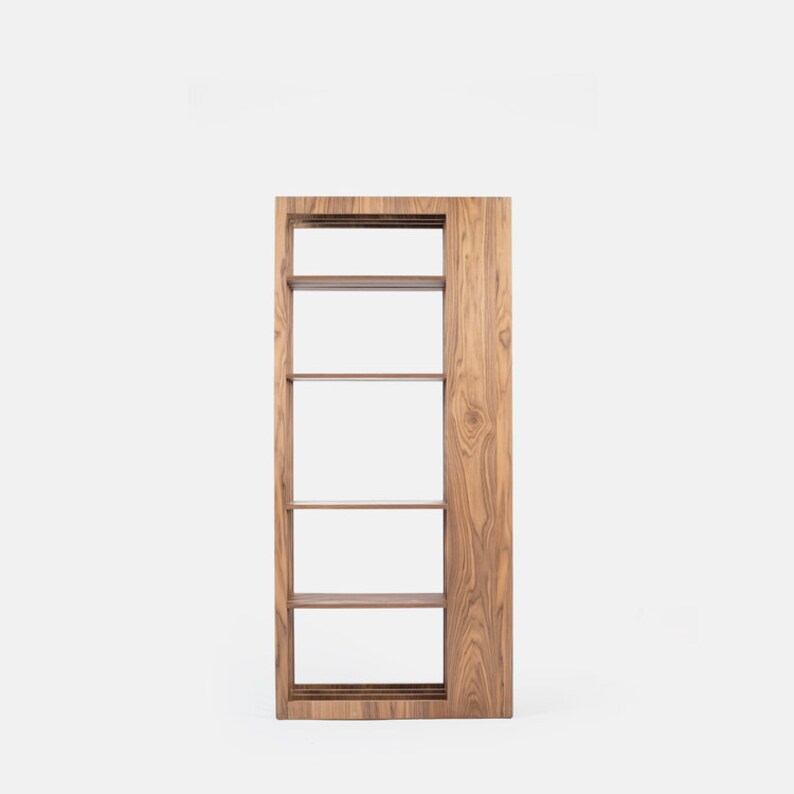 RULE Wooden Bookcase | Bookshelf | Walnut | Oak - Etsy