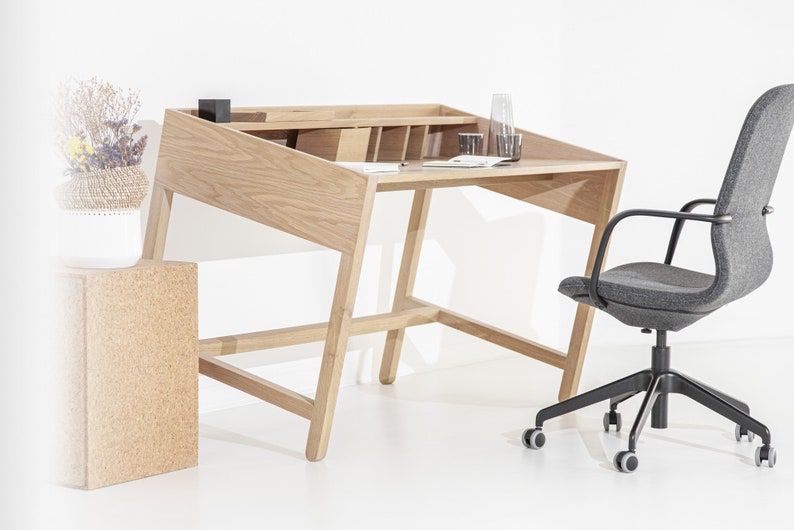 TORTA wooden office desk Design office desk Oak image 1