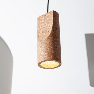 SLICE cork pendant lamp Minimalist lightning Ceiling lamp image 6