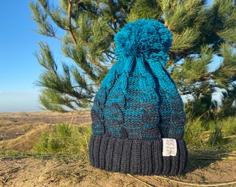 Alaskan Beanie Bobble Winter Hat - Etsy