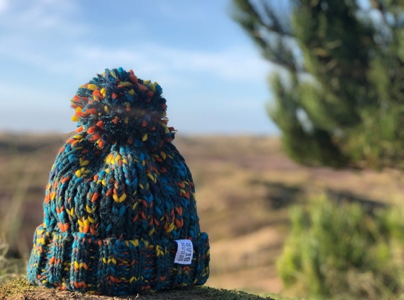 Avalanche Beanie Bobble Winter Hat - Etsy