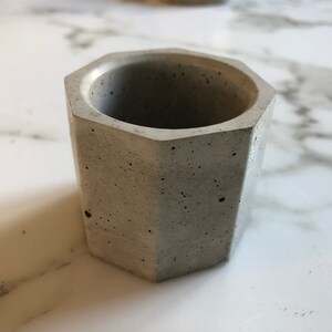 Miniature Concrete Succulent Planter - Octagon