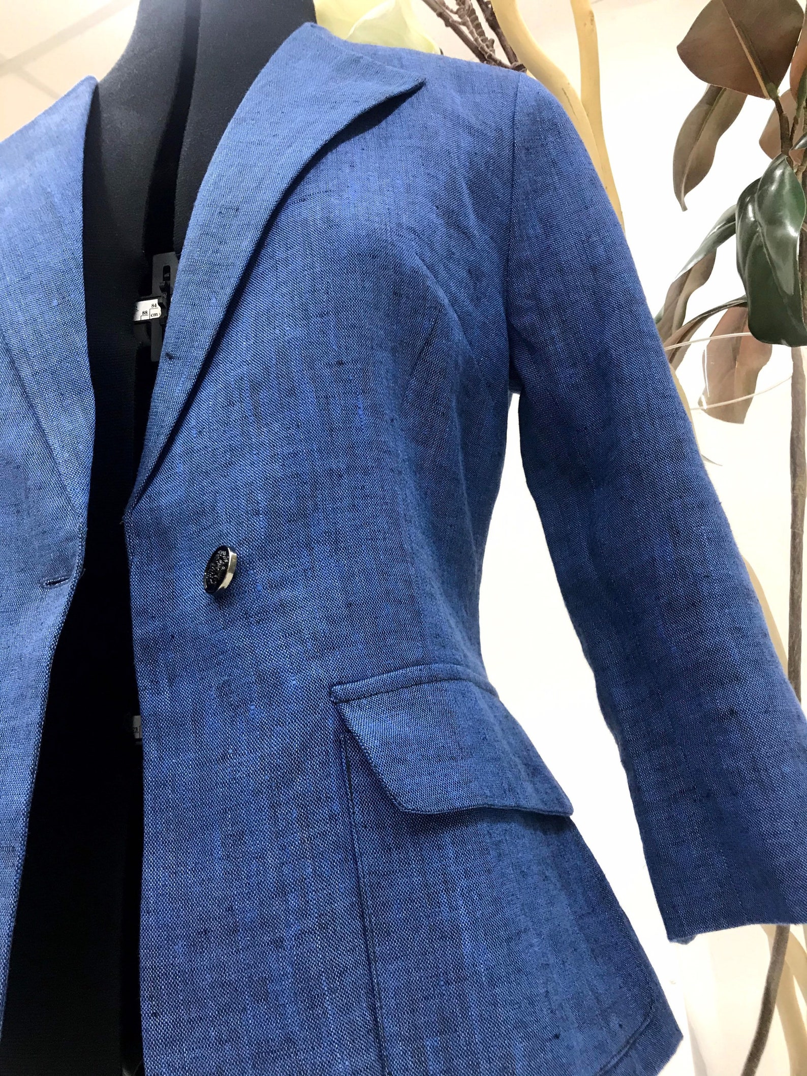 Linen jacket for women Linen lined jacket with pockets Linen Etsy