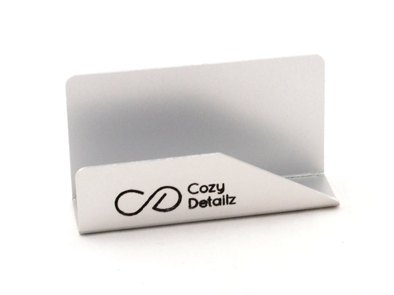 Custom Business Card Holder Personalized Desk Organizer Company Logo Coworker Conference Corporate Gift