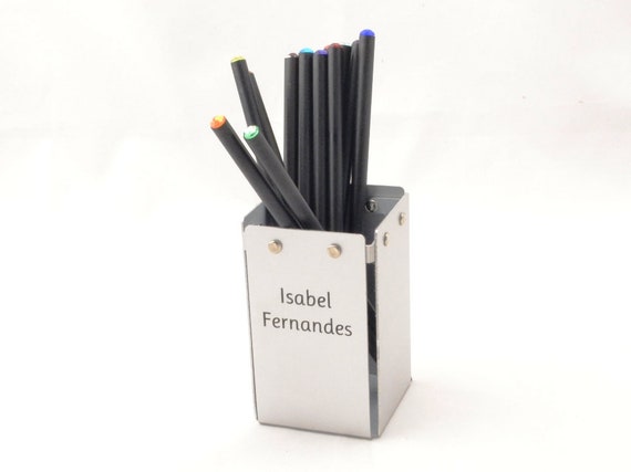 Custom Pen Pencil Holder For Desk Office Desk Pen Organizer Etsy