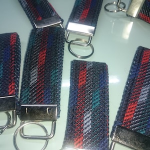 Keyring * VW Polo 86C 2F Coupe * Bajazzo Stripes Blue * CL GL CLi