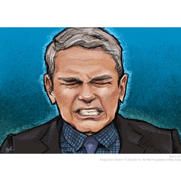 Andy Cohen (Real Housewives of New Jersey) Portrait Print