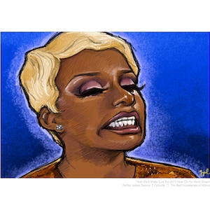 NeNe Leakes (Real Housewives of Atlanta) Portrait Print