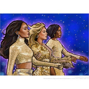 Destiny&#39;s Child (2025 Cowboy Carter Tour Reunion) Portrait Print