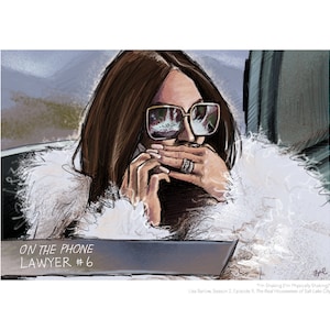 Lisa Barlow (Real Housewives of Salt Lake City) Portrait Print