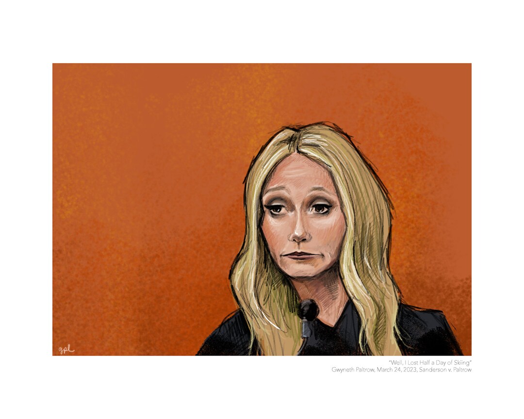 Paltrow sanderson V. Paltrow Portrait Print Etsy
