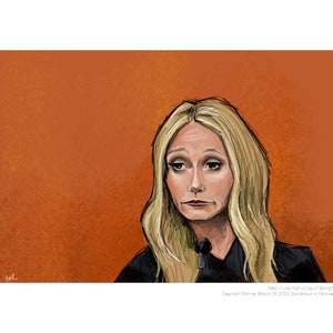 Gwyneth Paltrow (Sanderson v. Paltrow) Portrait Print