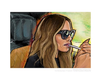 Dorit Kemsley (Real Housewives of Beverly Hills) Portrait Print