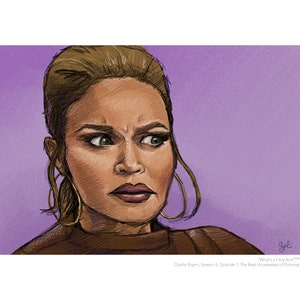 Gizelle Bryant (Real Housewives of Potomac) Portrait Print