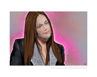 Meredith Marks (Echte Hausfrauen von Salt Lake City) Portrait Druck