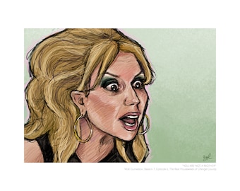 Vicki Gunvalson (Real Housewives of Orange County) Portrait Print