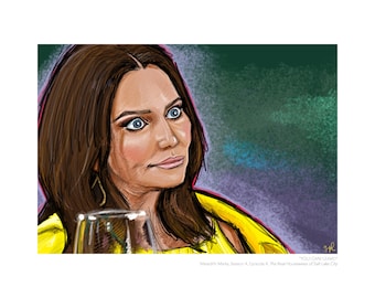 Meredith Marks (Echte Hausfrauen von Salt Lake City) Portrait Druck