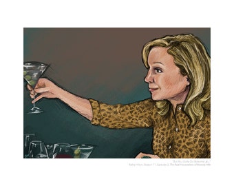 Kathy Hilton (Real Housewives of Beverly Hills) Portrait Print