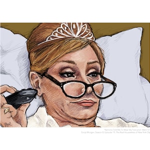 Sonja Morgan (Real Housewives of New York City) Portrait Print