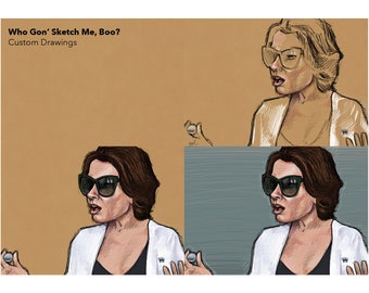 Custom Real Housewives Portrait Prints