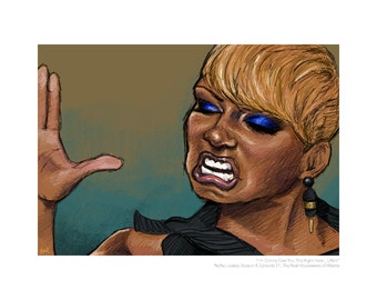 NeNe Leakes (Real Housewives of Atlanta) Porträt Druck