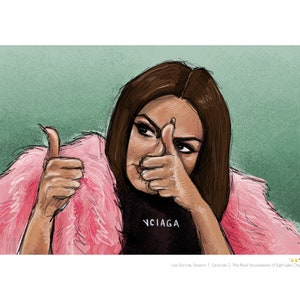 Lisa Barlow (Real Housewives of Salt Lake City) Portrait Print