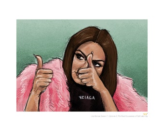 Lisa Barlow (Real Housewives of Salt Lake City) Portrait Print