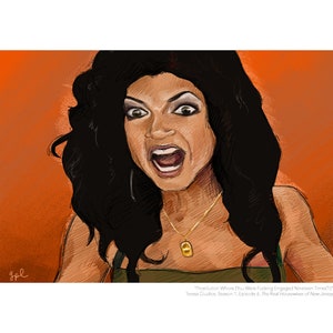 Teresa Giudice (Real Housewives of New Jersey) Portrait Print