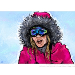 Vicki Gunvalson (Real Housewives of Orange County) Portrait Print