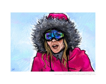 Vicki Gunvalson (Real Housewives of Orange County) Portrait Print