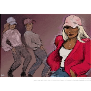 Karen Huger (Real Housewives of Potomac) Portrait Print