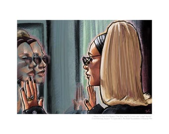 Dorit Kemsley (Real Housewives of Beverly Hills) Portrait Print