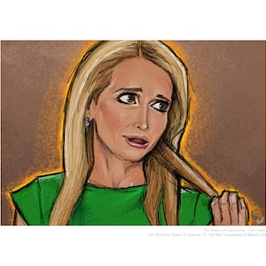 Impresión de retrato de Kim Richards (Amas de casa reales de Beverly Hills)