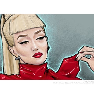 Erika Girardi (Real Housewives of Beverly Hills) Portrait Print