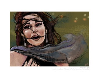 Meredith Marks (Real Housewives of Salt Lake City) Portrait Print