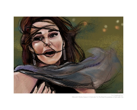 Meredith Marks (Real Housewives of Salt Lake City) Portrait Print