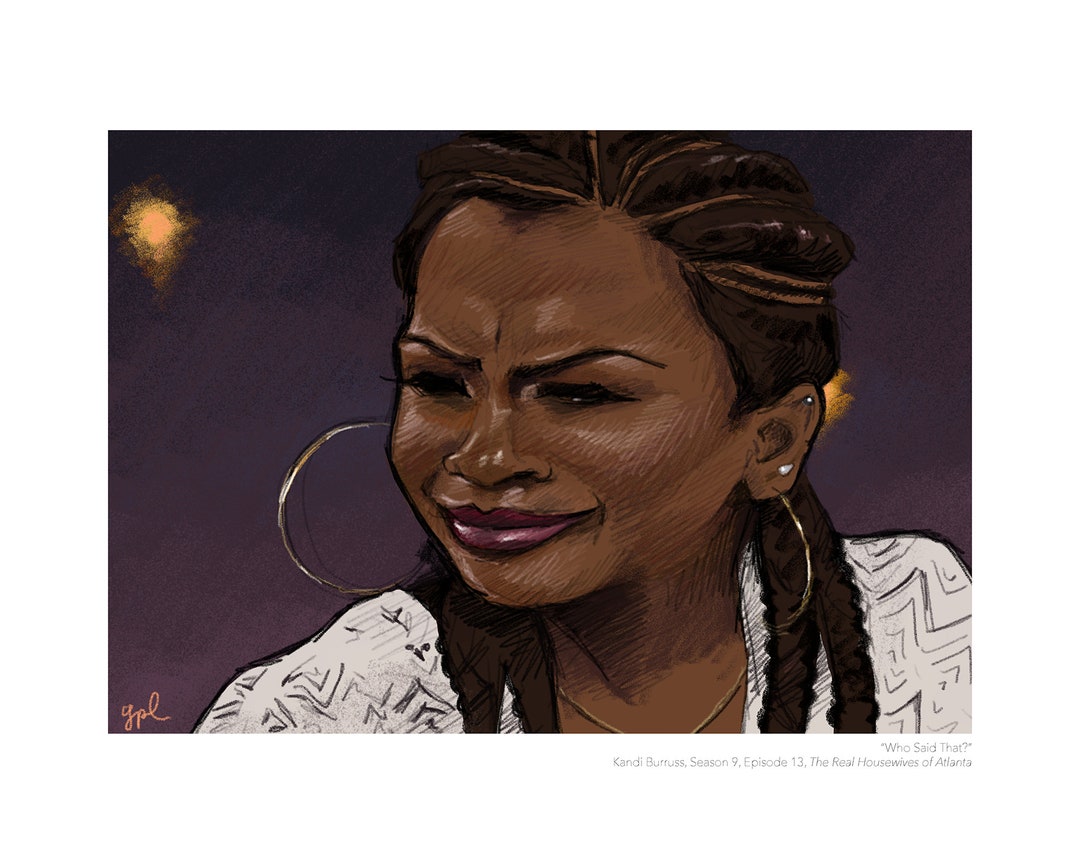 Kandi Burruss (real Housewives of Atlanta) Portrait Print