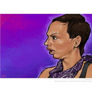 Alyssa Edwards (RuPaul&#39;s Dragon Racer) Portrait Print