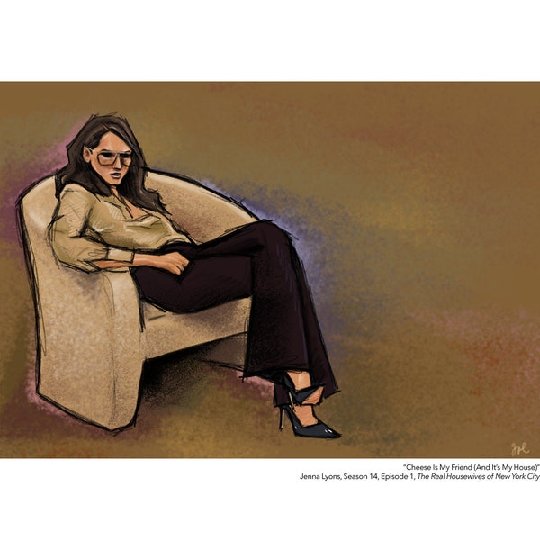 Jenna Lyons (Real Housewives of New York City) Portrait Print