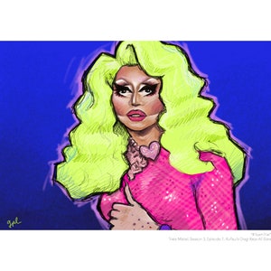 Trixie Mattel (RuPaul&#39;s Drag Race) Portrait Print