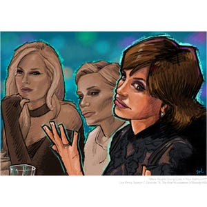 Lisa Rinna (Real Housewives of Beverly Hills) Portrait Print