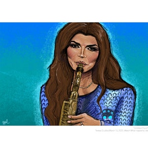 Teresa Giudice (Real Housewives of New Jersey) Portrait Print