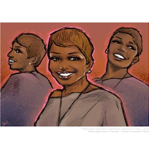 NeNe Leakes (Real Housewives of Atlanta) Portrait Print